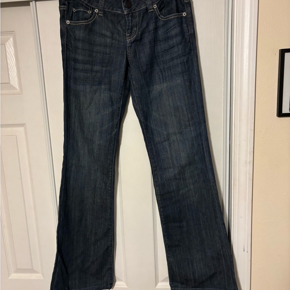 American Eagle Outfitters Dark Blue Flare Bootcut Jeans Women’s Size 4